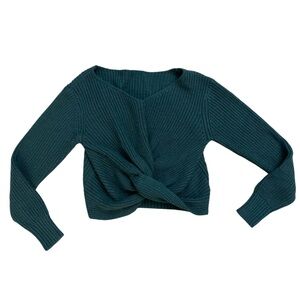 Crossed Knit Sweater